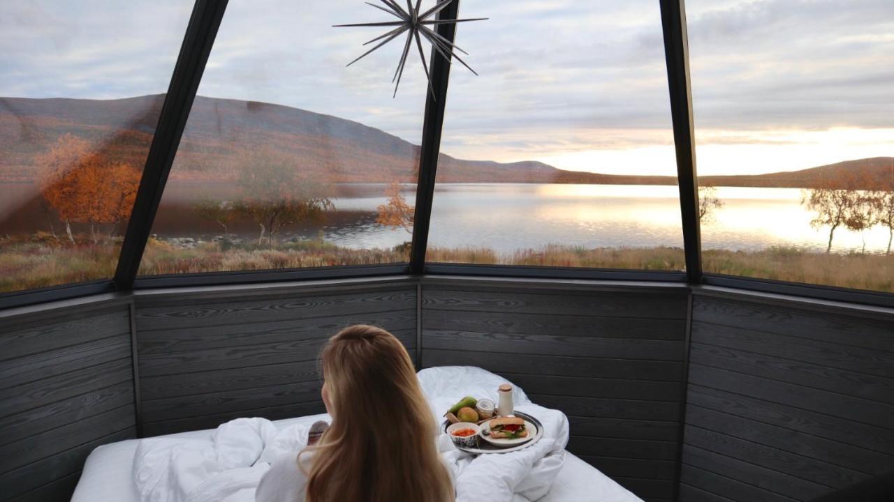 Arctic Land Adventure Glass Igloos Kilpisjärvi Exteriör bild